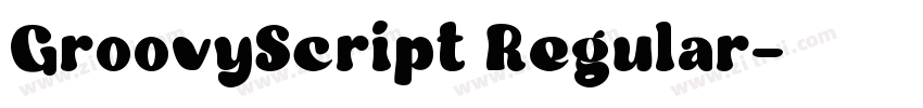 GroovyScript Regular字体转换